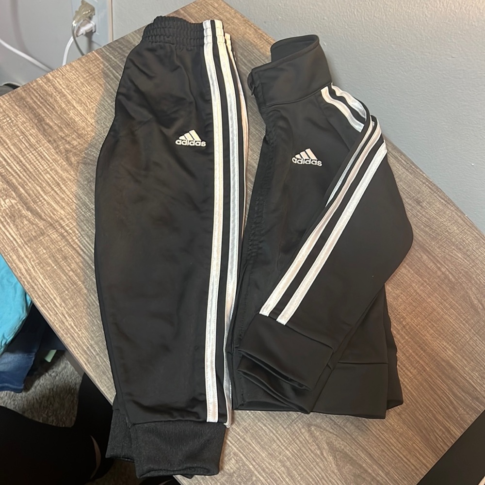 Boys Adidas track suit